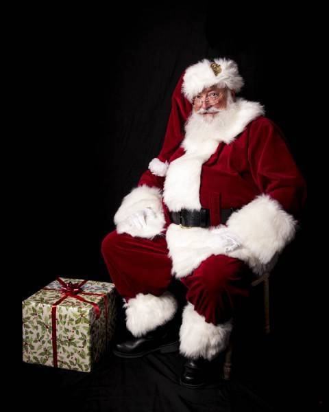 Portrait of Santa Dave seated