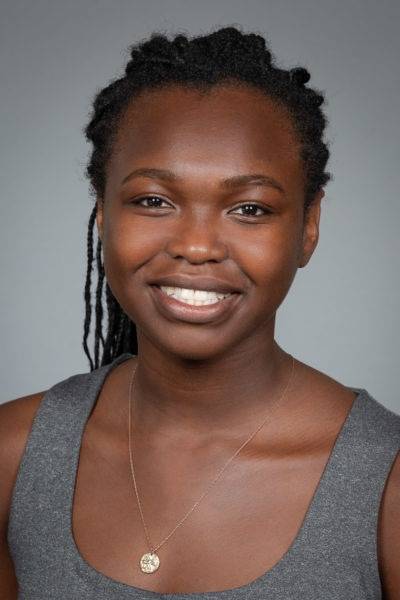 Studio headshot of a young woman by Connecticut headshot photographer Bill Morgan.