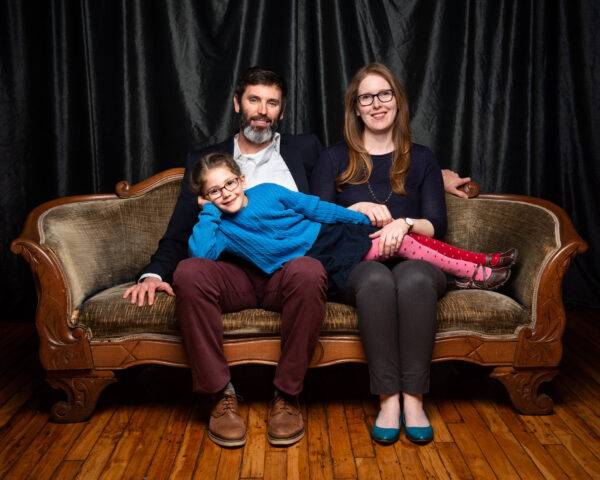 Family portrait by Hartford CT photographer Bill Morgan