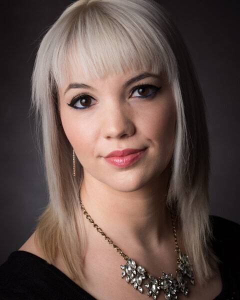 Dramatic studio headshot of Erica by Connecticut photographer Bill Morgan. Studio location: 56 Arbor Street, Hartford CT